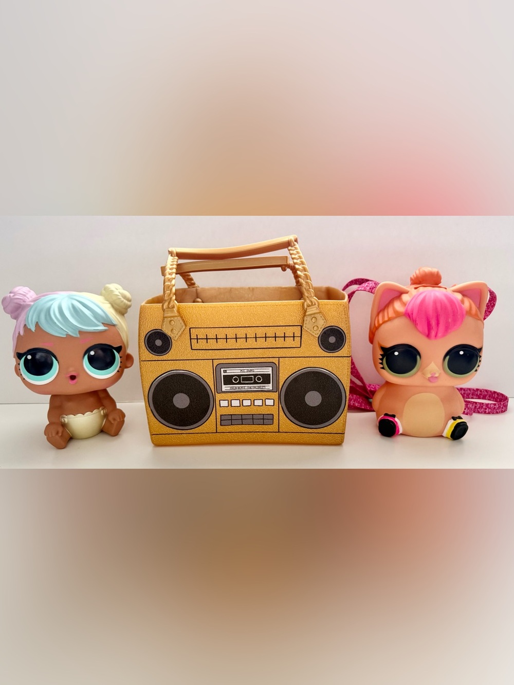 LOL boombox-shaped purse, LOL doll & Animal cute animal backpack
